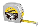 Stanley Consumerツール33 – 425 Powerlockテープメジャー、25-ft. X 1インチ 25-Foot(4-Pack)