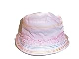 Baby Girl Cotton cloche Colourful stitching and frill.Colour Dusty Pink (18-24 Months) by Pesci Kids