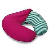 NurSit Nursing Pillow with Removable Pink Slipcover, Stripe Print by NurSit [並行輸入品]