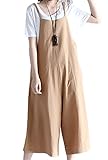 Heaven Days（ヘブンデイズ） ［軽量 清涼感］サロペット 綿麻 オールインワン ワイドレッグ パンツ マタニティ レディース 1707K0950