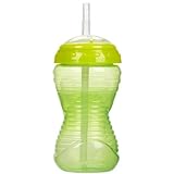 Munchkin Mighty Grip 10 oz Spill Proof Straw Cup - Green by Munchkin [並行輸入品]