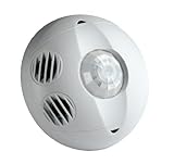 Leviton OSC05-M0W Ceiling Mount Occupancy Sensor, Multi-Technology, 180 Degree, 500 sq. ft. Coverage