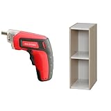 『電動ドライバー 充電式 RD110-R レッド』と『ラック スペースユニット 幅20×奥行29×高さ60cm ホワイト/ライトメープル UB-6020』のセット