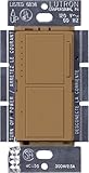Lutron MA-L3S25-TC Maestro 300-Watt Single-Pole Digital Dimmer and 2.5 Amp On/Off Switch, Terracotta