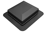Duraflo 6075BL Roof Vent, 75 Square Inch, Black by Duraflo