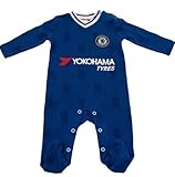 Official Chelsea FC Baby Kit Sleepsuit/Babygrow - 2016/17 Season (0-6m) by Chelsea F.C.