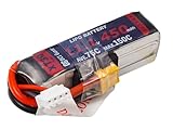 DCI Guns 11.1V 450mAh 75C-150C LiPo コンパクトバッテリー(XT30コネクター)