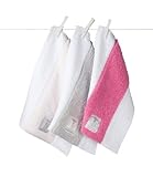 リトルジラフ げっぷタオル Mess with This シェニール バーピィ3枚セット/BOX入り (ピンク/シルバー/ラズベリー) lg0076-03 新生児のゲップ出し時に汚れをカバー 【正規代