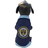 MLS Philadelphia Unionアスレチックメッシュ犬ジャージー、大きい、海軍