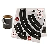 Perfk 手芸　道路粘着テープ　創造性　鉄道テープ　モノクロ　子供向け　プレゼント　DIYのマスキング