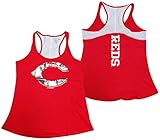シンシナティレッズレディースベビージャージーレーサーバックタンクトップ L レッド