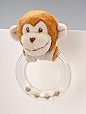 Monkey Ring Rattle By Douglas by Douglas Cuddle Toy [並行輸入品]