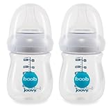 Joovy Boob PP Baby Bottle, Clear, 5 Ounce, 2 Count by Joovy [並行輸入品]