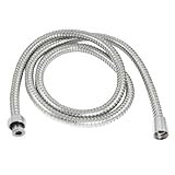 uxcell　シャワーホース　ステンレス鋼　　バスチューブ　冷暖水管