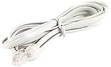 uxcell 電話ケーブル　RJ11モジュラアダプタ　6P4C RJ11　固定電話　　2M