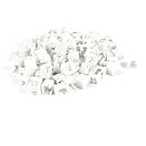 uxcell ヘッダコネクタソケット　プラスチック製　ホワイト　2 ターミナル 2.54mmソケット　100 ピース入り