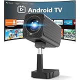 NUTROMO プロジェクター Android TV搭載 電動フォーカス 自動台形補正 25000LM フルHD1080P 4K対応 天井投影