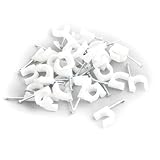 uxcell　サークルネイルクリップ　インサートタイプ　ホームアプライアンス　内幅11mm　34個