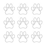 猫 足跡 肉球 シルエット シール ステッカー ねこ キャット ポーズ・シルエット ステッカー・シール 光沢タイプ・耐水・屋外耐候3～4年 (白, 150mm)