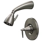 Whitehaus 614.858SH-BN Blairhaus Monroe 2 5/8-Inch Pressure Balance Valve with Showerhead and Octago