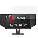 BenQ ZOWIE XL2546K ゲーミングモニター 24.5インチ 16:9 向け ブルーライトカットフィルム 超透明 [9H高硬度] PCモニター液晶保護フィルム 指紋防止 気泡防止 抗菌 PC保護シート 光沢仕様