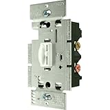 Lutron q-603p-wh 600 W 3ウェイQoto減光とスイッチ、ホワイト