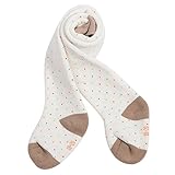 hibote ベビー　コットン製　PPレンダリング　パンツ　厚いタイプ　ニットタイツ ホワイト 6-12ヶ月