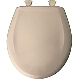 Bemis 200SLOWT 078 Round Closed Front Toilet Seat, Beige by Clauss [並行輸入品]