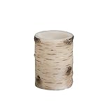 High Quality Everlasting Glow 42596 Wax Birch Bark Effect Flameless LED Candle, 3 by 4, Brown