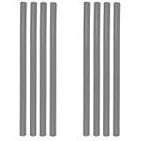 EnHike 耐熱シリコンチューブ ST-350 & ST-330 & ST-340 & ST-310用 φ4-φ6×125mmカット済み4本 (グレーx2)
