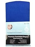 Elegance Diaper, Prefold Cloth Diaper Regular 4x6x4 100% Cotton (ROYAL BLUE) by Elegance Diaper