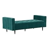 arne ベンチ ソファ 背もたれ無し ベンチチェアー 長椅子 イス 肘付き 腰掛け ダイニング リビング 布張り Baggy DA 3×6 V-1027 ブルーグリーン