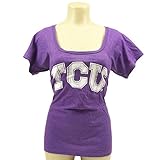 TCU Horned Frogs公式NCAA Large ( SZ。10 – 12 ) Gametime Tシャツby Glitterギア