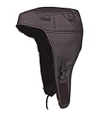 Deltaplusメンズ冬キャップヘルメット用 カラー: ブラック