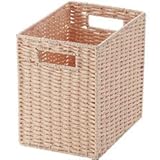 ちどり産業 ペーパー バスケット カラーボックス対応 ハーフタイプ ベージュ CH-405BG