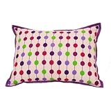 Botanical Purple Pearl String Dec Pillow1 by Bacati