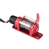 ラジコン 電動ラジコンカー用ウインチ 1:10 SCX10 D90 D110 TF2 4 KM2 RC のクローラー上昇車の電気金属ウィンチ