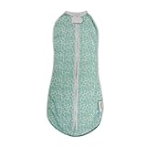 Woombie Original Baby Swaddle, Blue Giraffe, Big Baby 14-19 Lbs by Woombie [並行輸入品]