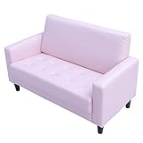 UNE BONNE(ウネボネ) ソファ 人気急上昇中お洒落なコンパクトソファ (PVC) ピンク