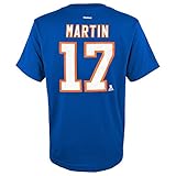 OuterstuffマットMartin NHLリーボック新しいYork Islanders Premier Jersey Tシャツユース(S - XL) S/8 ブルー