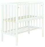 大和屋 そいねーる ベビーベッド WH(ホワイト) 添い寝 コンパクト