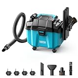 【2026新型】SEESII 集塵機 乾湿両用 掃除機 充電式 コードレス 小型 集じん機 強力吸引 10L大容量 持ち運び便利 お手入れ簡単 ソファ/絨毯/車内//隙間 マキタ18v互換 （バッテリー・充電器別売）