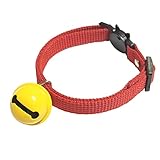 ここねこ本舗 【まるでタマの首輪】 大きな鈴 セーフティバックル付 ハンドメイド (赤)