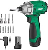 KIMO 電動インパクトドライバー 12V 充電式 無段変速・正逆転両用 最大締付トルク100N・m 過負荷保護 過熱保護 放電保護 小型・