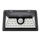 ソーラーパワー34 LEDモーションセンサーウォールライト防水広角Ourdoorガーデンセキュリティランプ