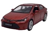 ミニカー 1/43 トヨタ カローラ ハイブリッド プルバック MSZ社製 箱無し (スカーレットメタリック（レッド）：1台売り) [並行輸入品]