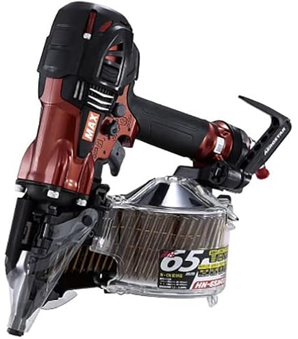 ☆エア工具☆MAX マックス 65mm 高圧コイルネイラ 釘打機 スーパーネイラ HN-65Z1 Amazon | マックス MAX 高圧スーパーネイラ 型枠用 65mm HN-65FW1