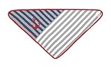 Organic Farm Buddies, Gray Stripes Bandana Bib by Organic Farm Buddies