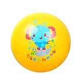 MagiDeal 9 "インフレータブルソフト弾力ボール子供教育玩具フリーinflator-yellow