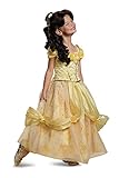 Disguise Belle Ultra Prestige Disney Princess Beauty & The Beast Costume, X-Small/3T-4T by Disguise